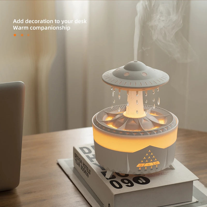 New UFO Raindrop Humidifier Water Drop 