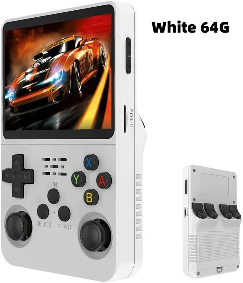 R36S Retro Handheld Game Console Linux System 3.5-Inch IPS 64G 20000+ Games Portable Pocket Game Console Family Gift