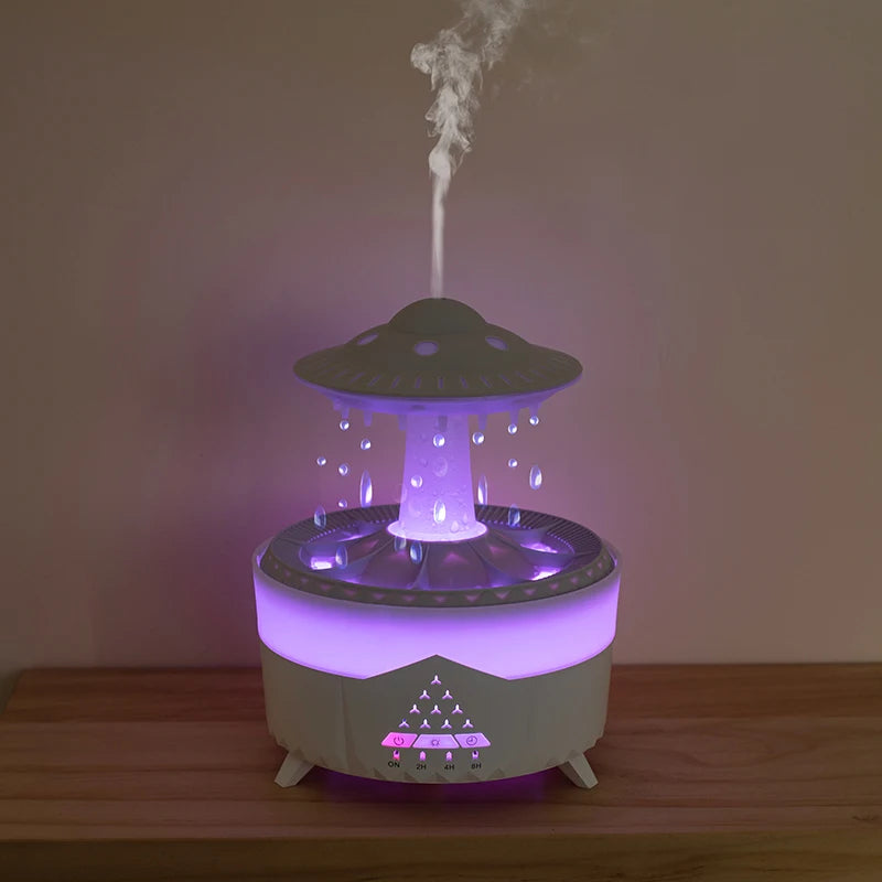 New UFO Raindrop Humidifier Water Drop 