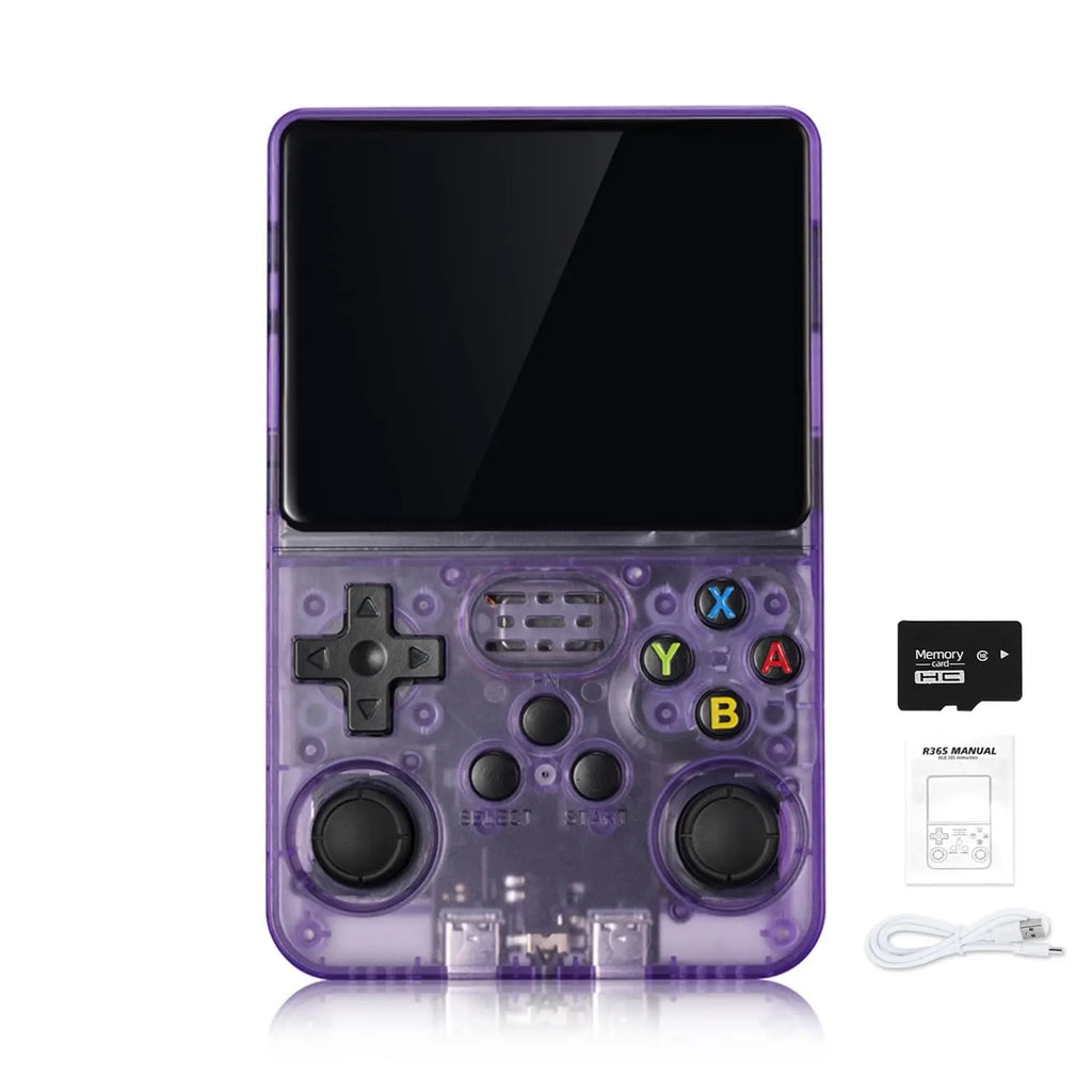 R36S Retro Handheld Game Console Linux System 3.5-Inch IPS 64G 20000+ Games Portable Pocket Game Console Family Gift