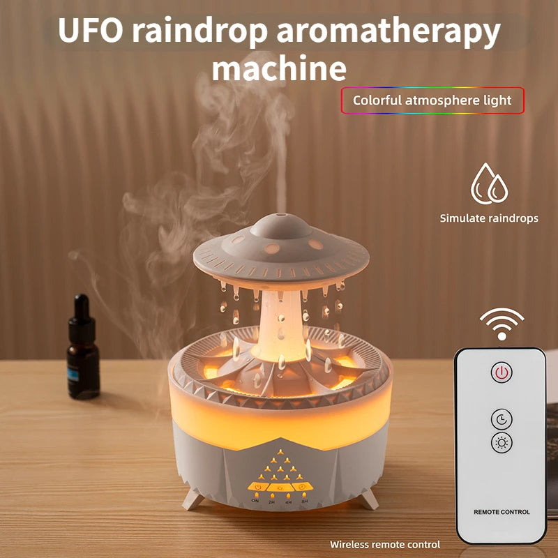 New UFO Raindrop Humidifier Water Drop 