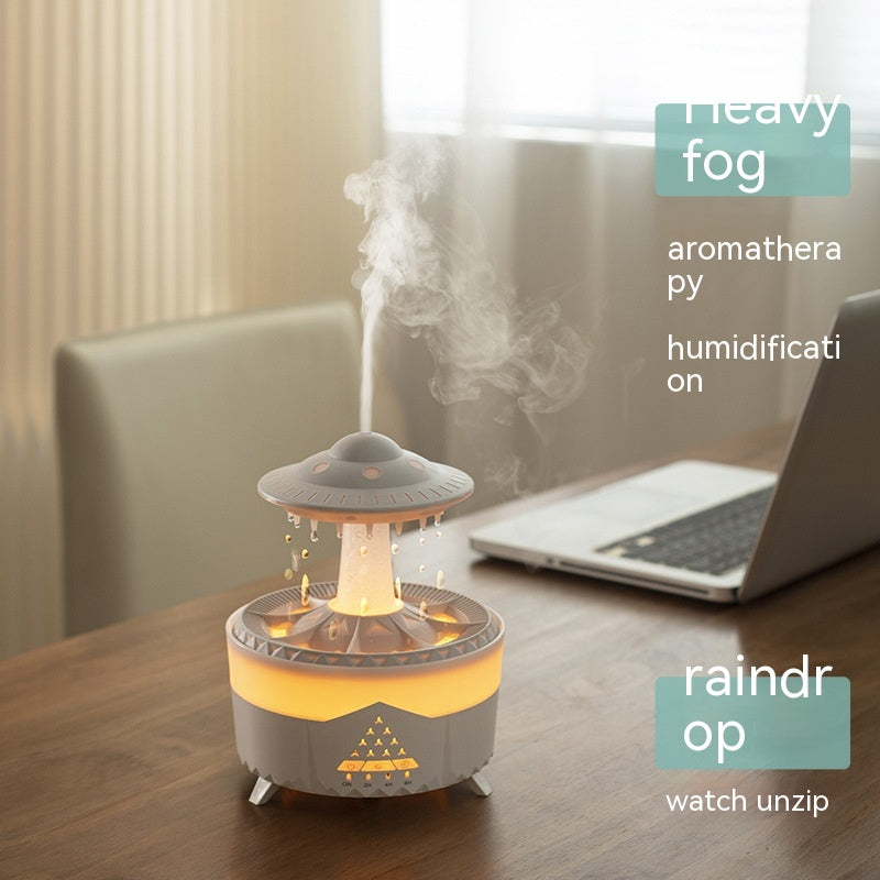 New UFO Raindrop Humidifier Water Drop 