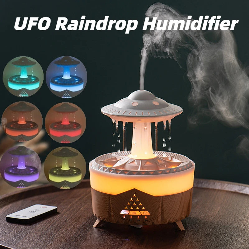 New UFO Raindrop Humidifier Water Drop 